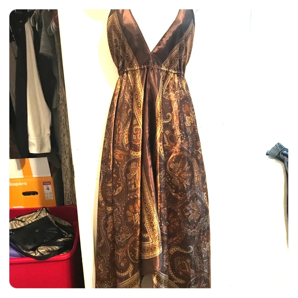 Brown summer dress